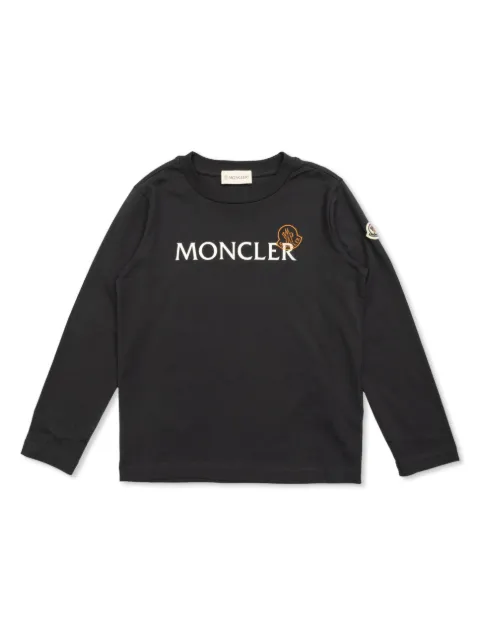 Moncler Enfant logo-embroidered T-shirt