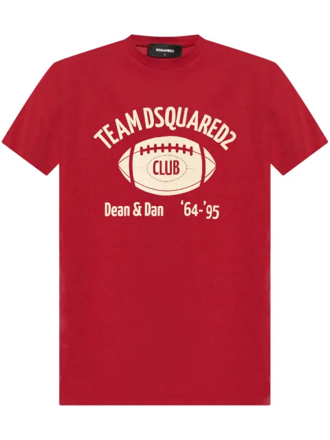 DSQUARED2 playera con logo estampado
