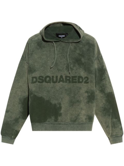 DSQUARED2 logo-jacquard hoodie Men