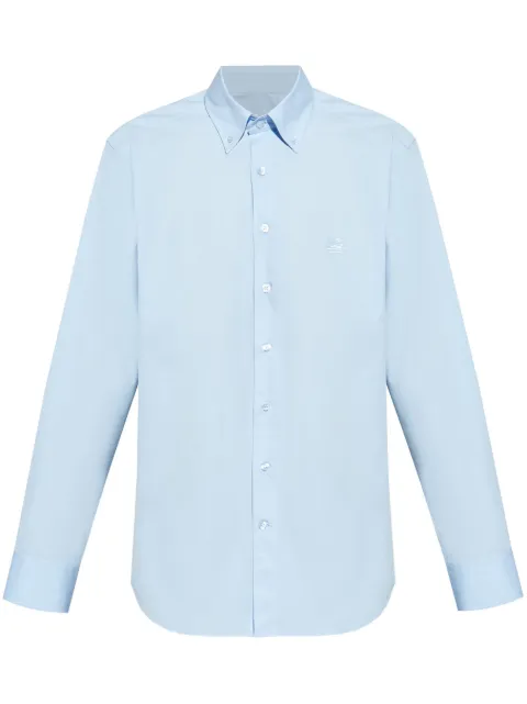 ETRO camisa con logo bordado