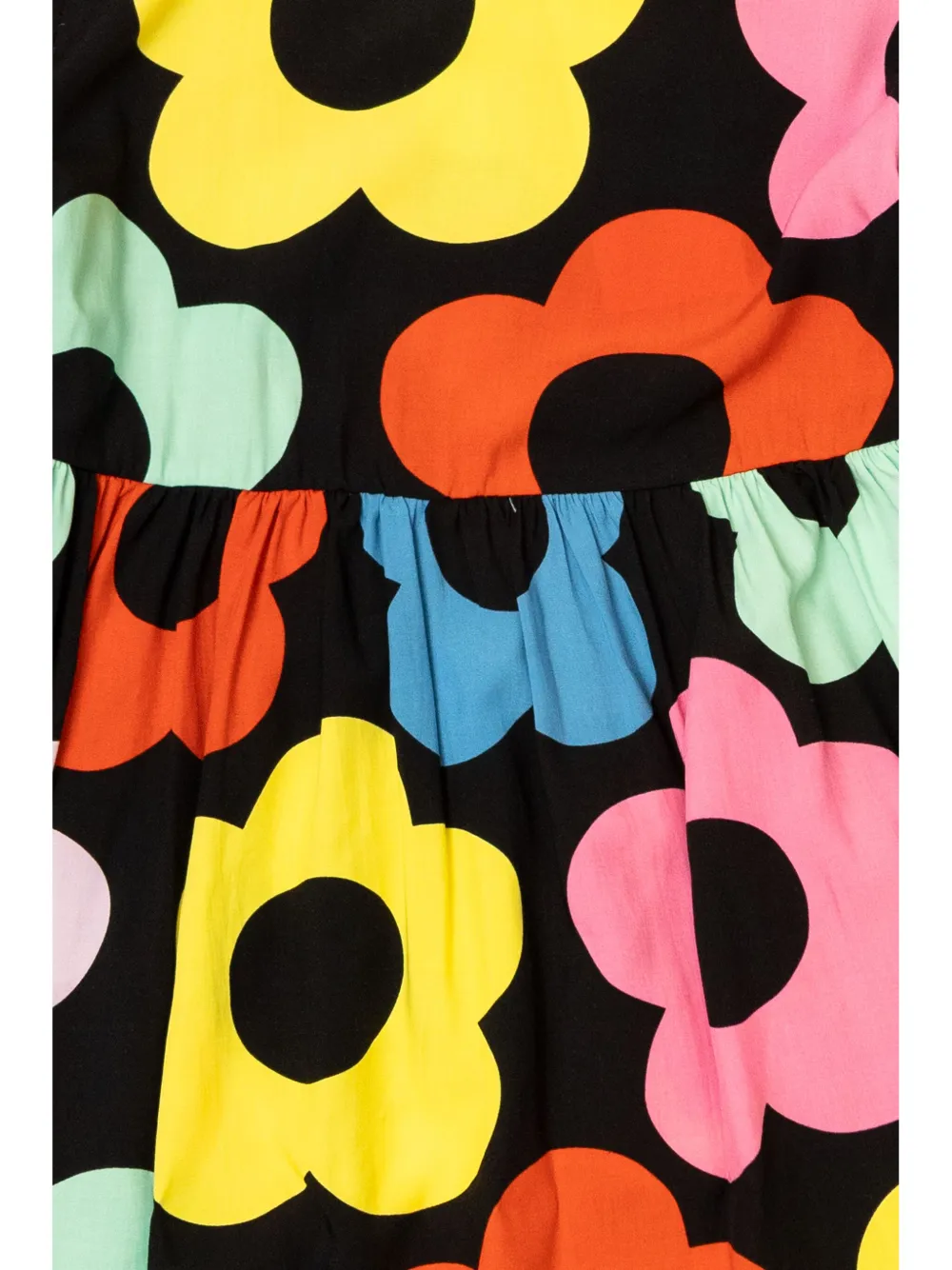Stella McCartney Kids Jurk met bloemenprint Zwart