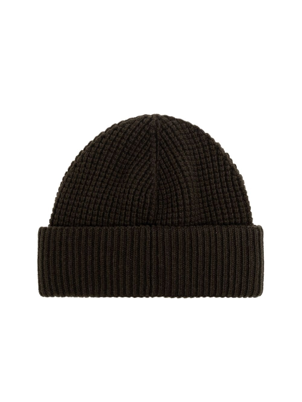 Shop Moncler Logo-appliqué Beanie In 绿色