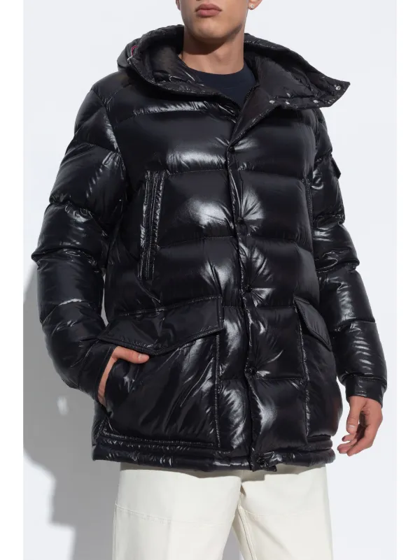 Moncler Chiablese Padded Down Jacket | Black | FARFETCH