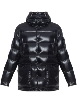 Moncler キルティング ジャケット | ブルー | FARFETCH JP