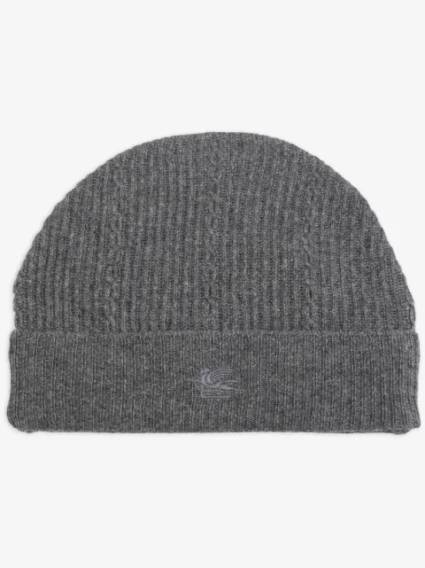 ETRO logo-embroidered beanie