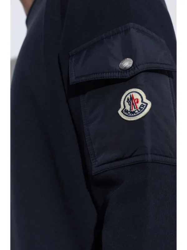 Moncler sweatshirt navy new arrivals