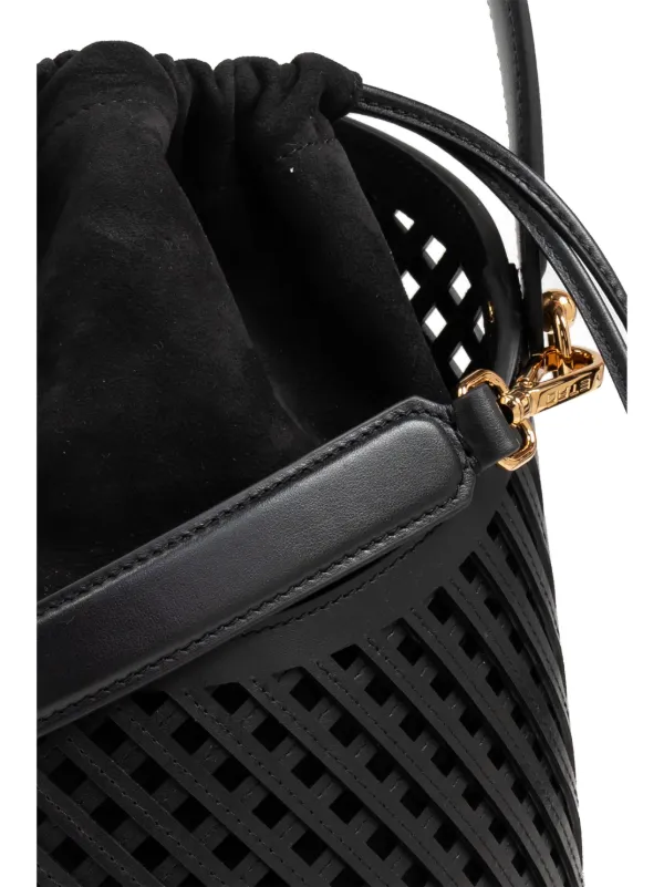 ETRO Medium Saturno cut-out Bucket Bag | Black | FARFETCH