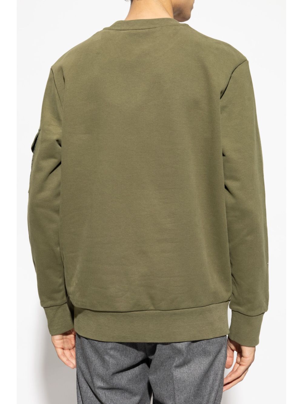 Shop Moncler Logo-print Sweatshirt In Green