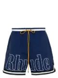 RHUDE Basketball swim shorts - Blue