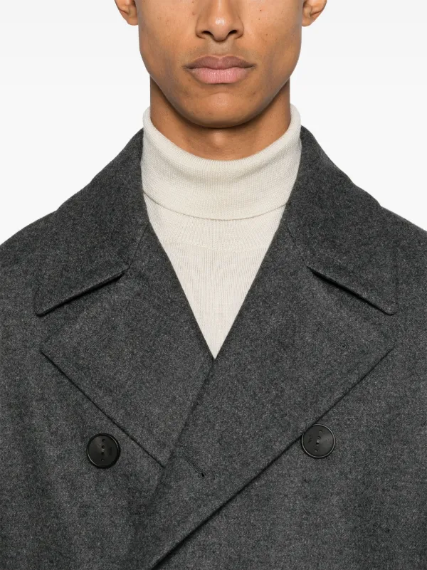 Hevo ピーコート チャコールグレー Hevo Trani ピーコート | グレー | FARFETCH JP