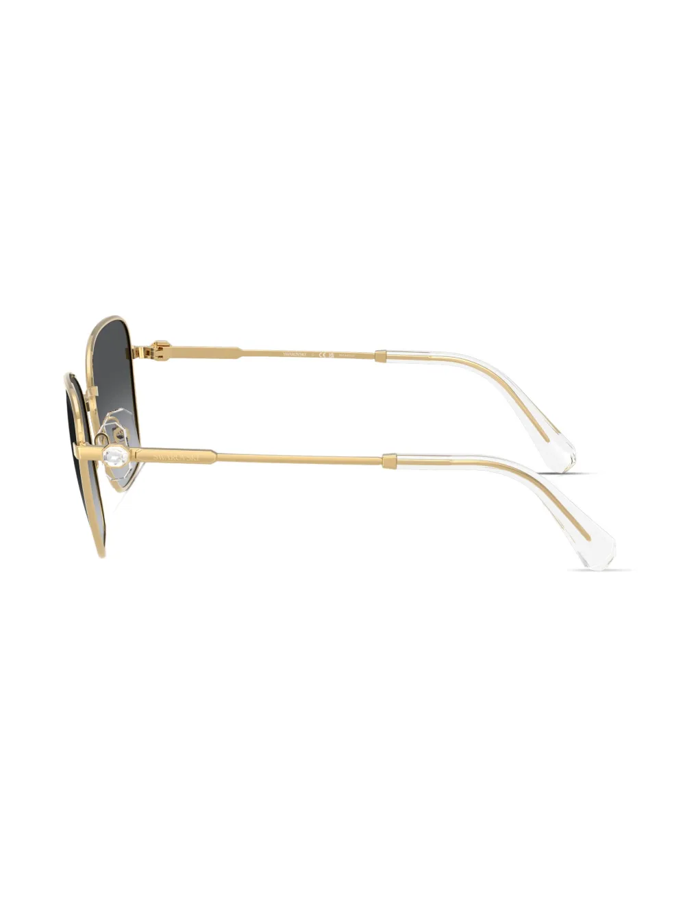 Swarovski Women's Polarized Sunglasses Sk7029 In Gold