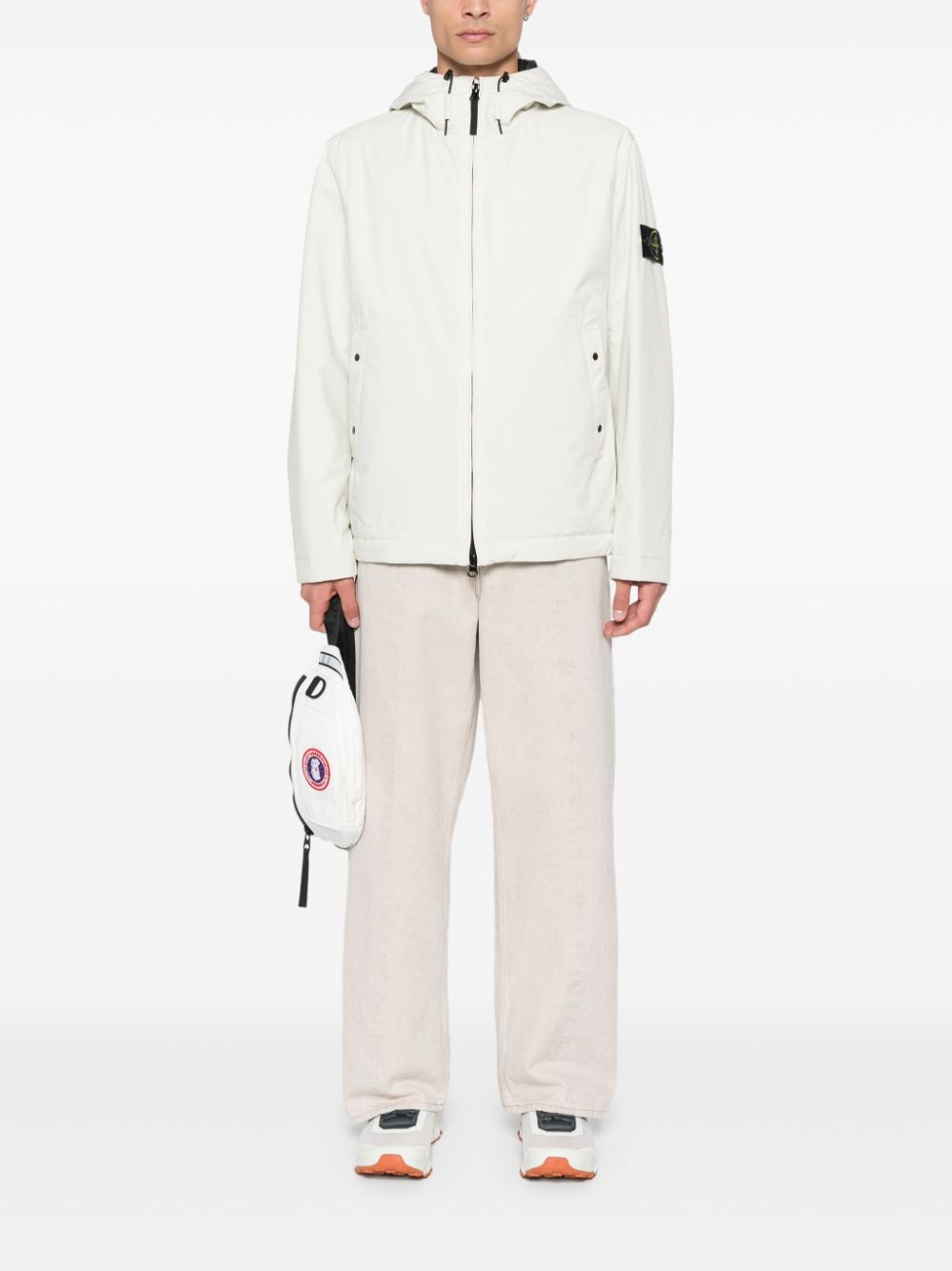 Stone Island Compass-badge jacket - Neutrals