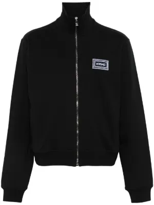 Versace ロゴ パーカー | ブラック | FARFETCH JP