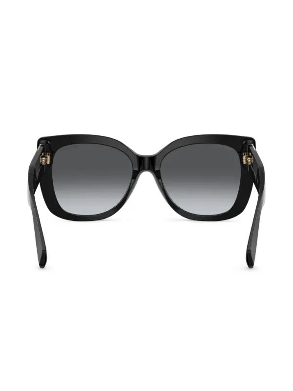 Tiffany & Co. butterfly-frame Sunglasses | Black | FARFETCH
