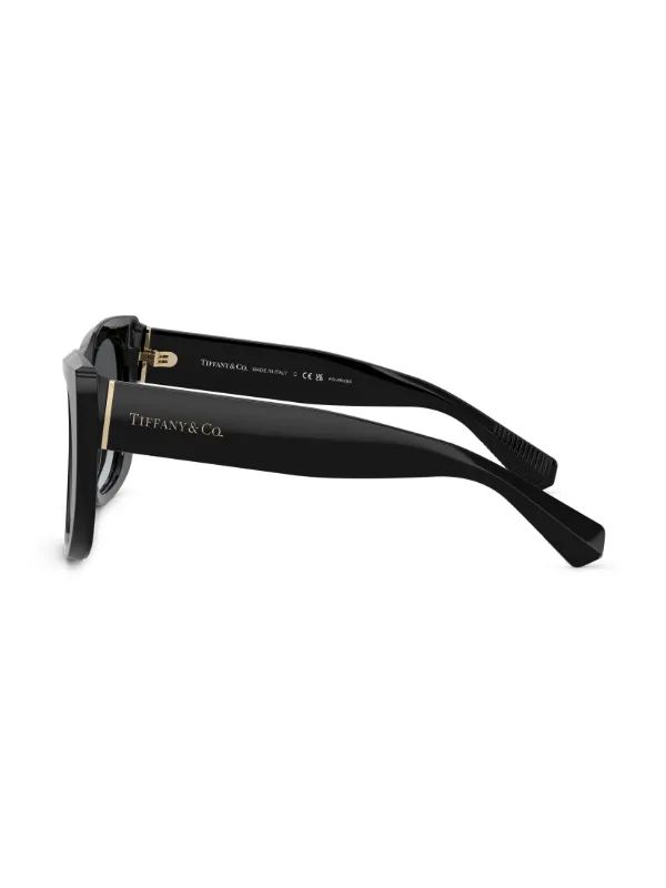 Tiffany & Co. butterfly-frame Sunglasses | Black | FARFETCH