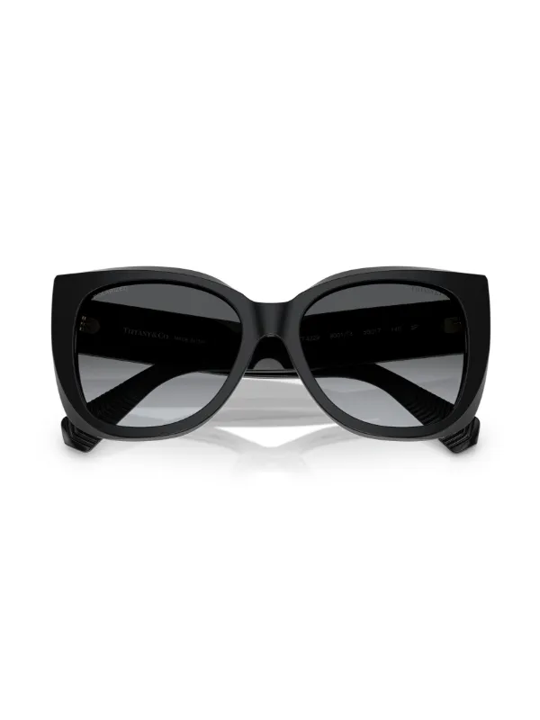 Tiffany & Co. butterfly-frame Sunglasses | Black | FARFETCH
