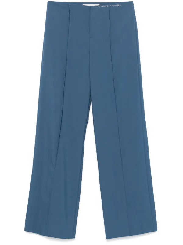 Marni ウールパンツ | ブルー | FARFETCH JP