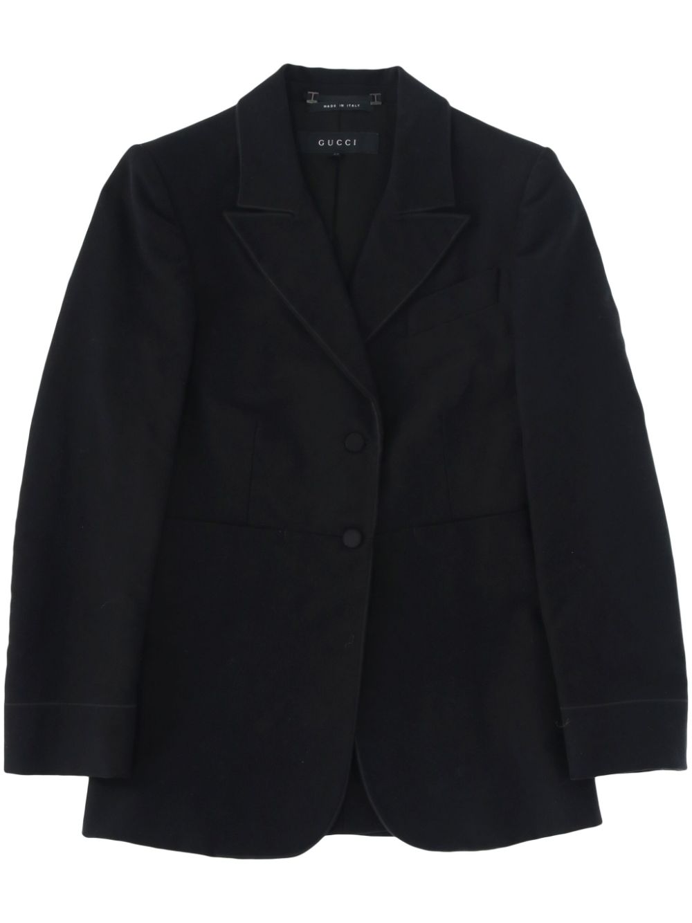 2000s peak-lapel blazer