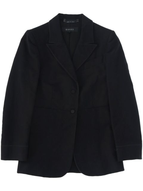 Gucci Pre-Owned 2000s peak-lapel blazer