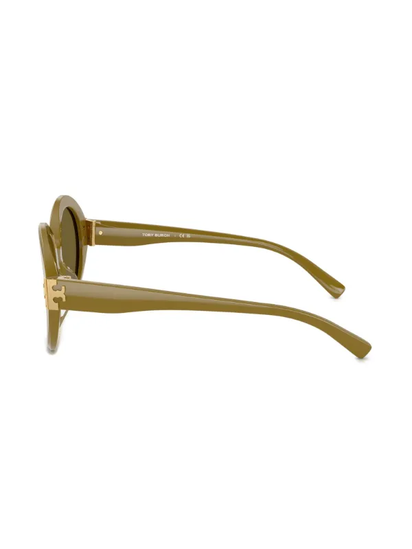 Tory Burch round-frame Sunglasses | Green | FARFETCH