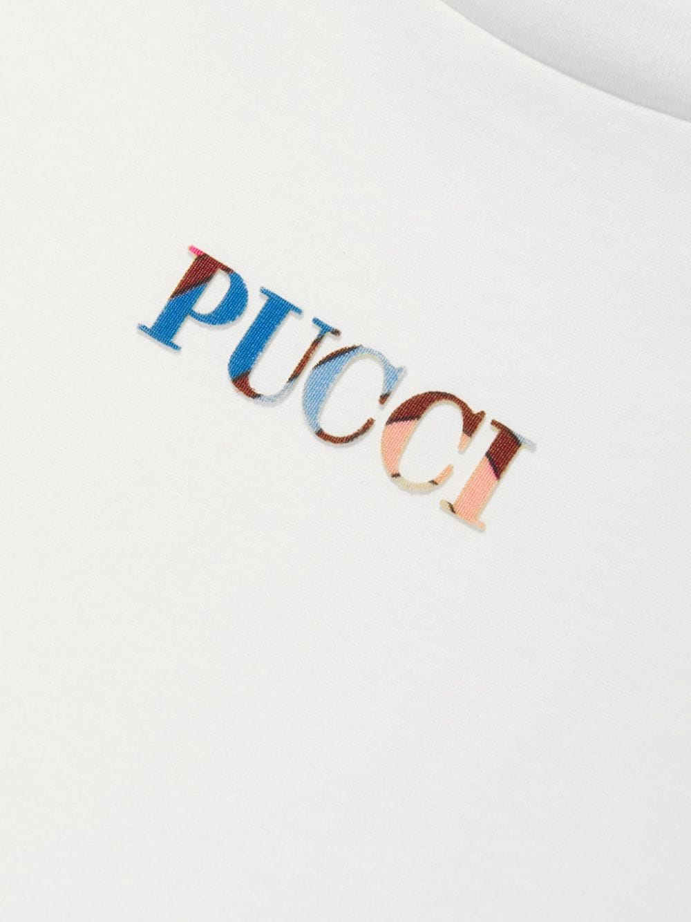 PUCCI JUNIOR VIVARA-PRINT T-SHIRT 