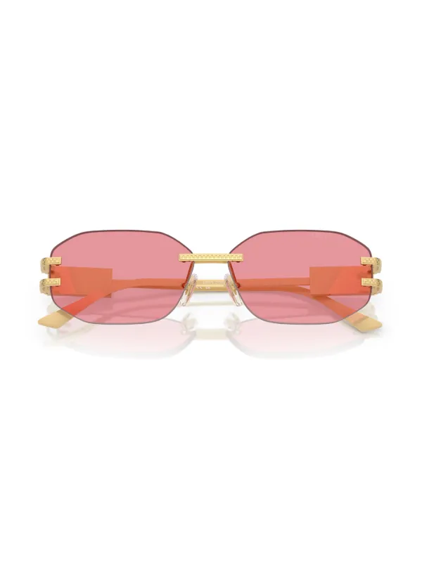 Versace Women\'s Rose-Tinted Sunglasses Versace VE4469 L (54 - 17) with Pink lenses and Pink frame  main image 3