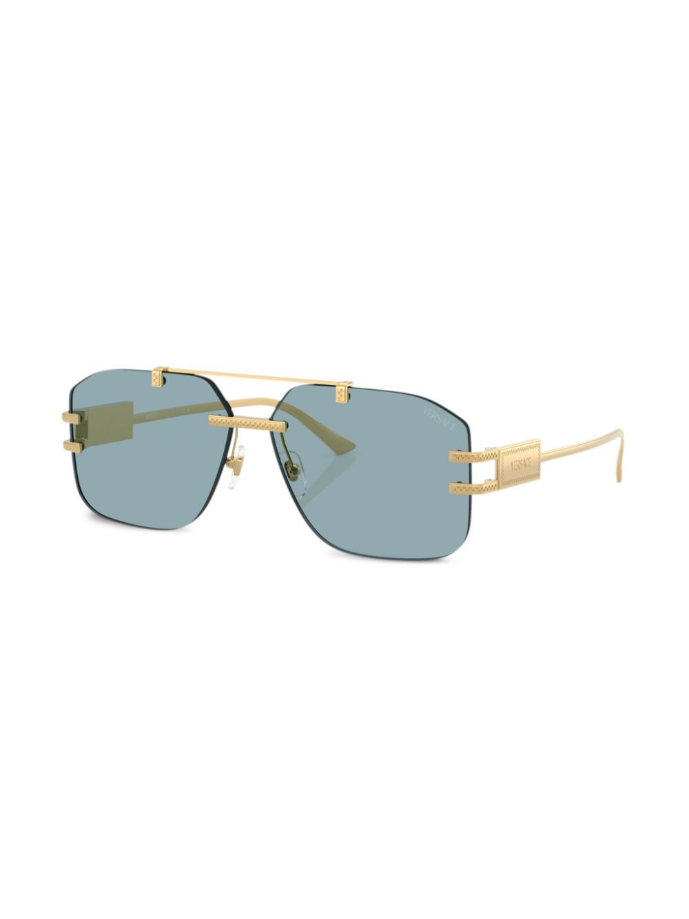 Versace Eyewear pilot-frame sunglasses - Gold