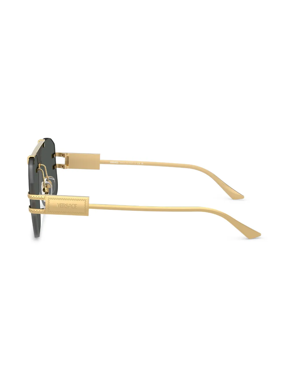 Versace Eyewear Zonnebril met piloten montuur Goud