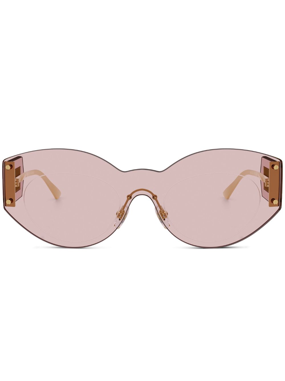 Versace Eyewear transparent glasses - Pink