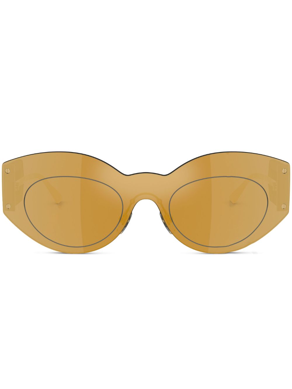 Versace Eyewear transparent glasses - Brown