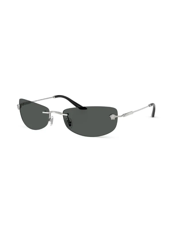 Rimless versace sunglasses on sale