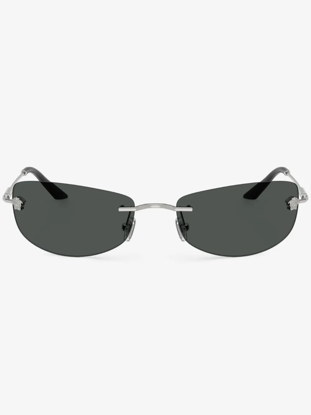 Versace Eyewear rectangle-frame sunglasses | Silver | Image 1