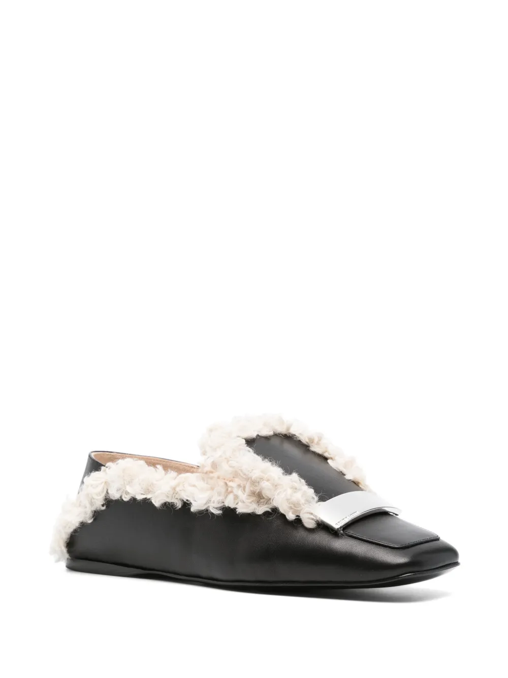 Sergio Rossi sr1 slippers Zwart