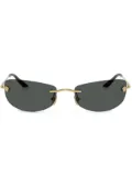 Versace Eyewear rectangle-frame sunglasses - Gold