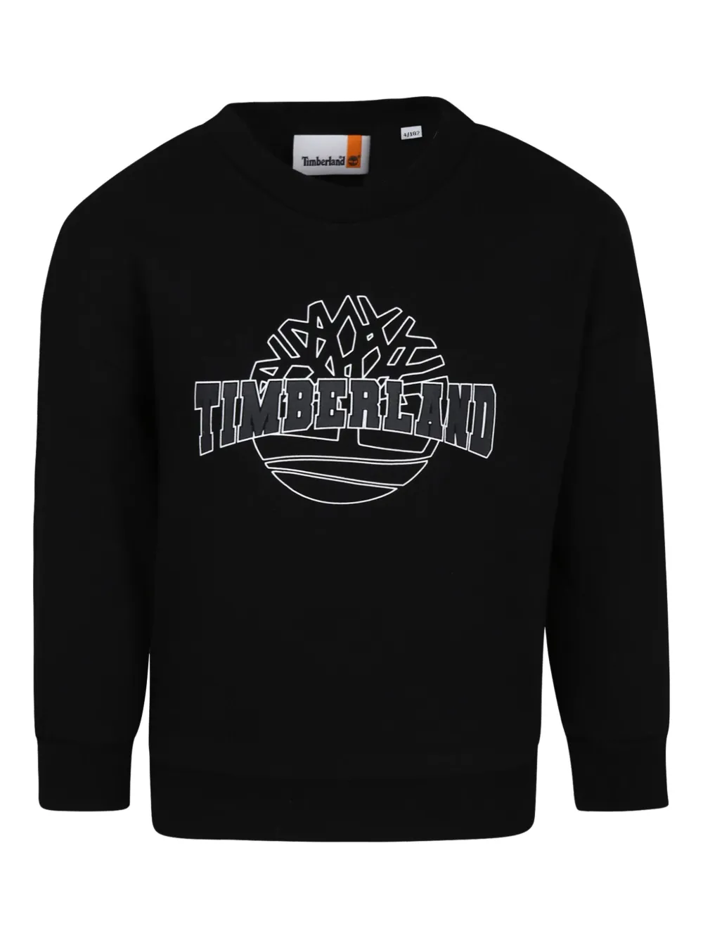Timberland Kids Sweater met logoprint Zwart