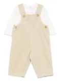 TEDDY & MINOU corduroy dungaree set - Neutrals