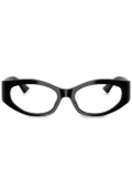 Versace Eyewear cat eye-frame glasses - Black