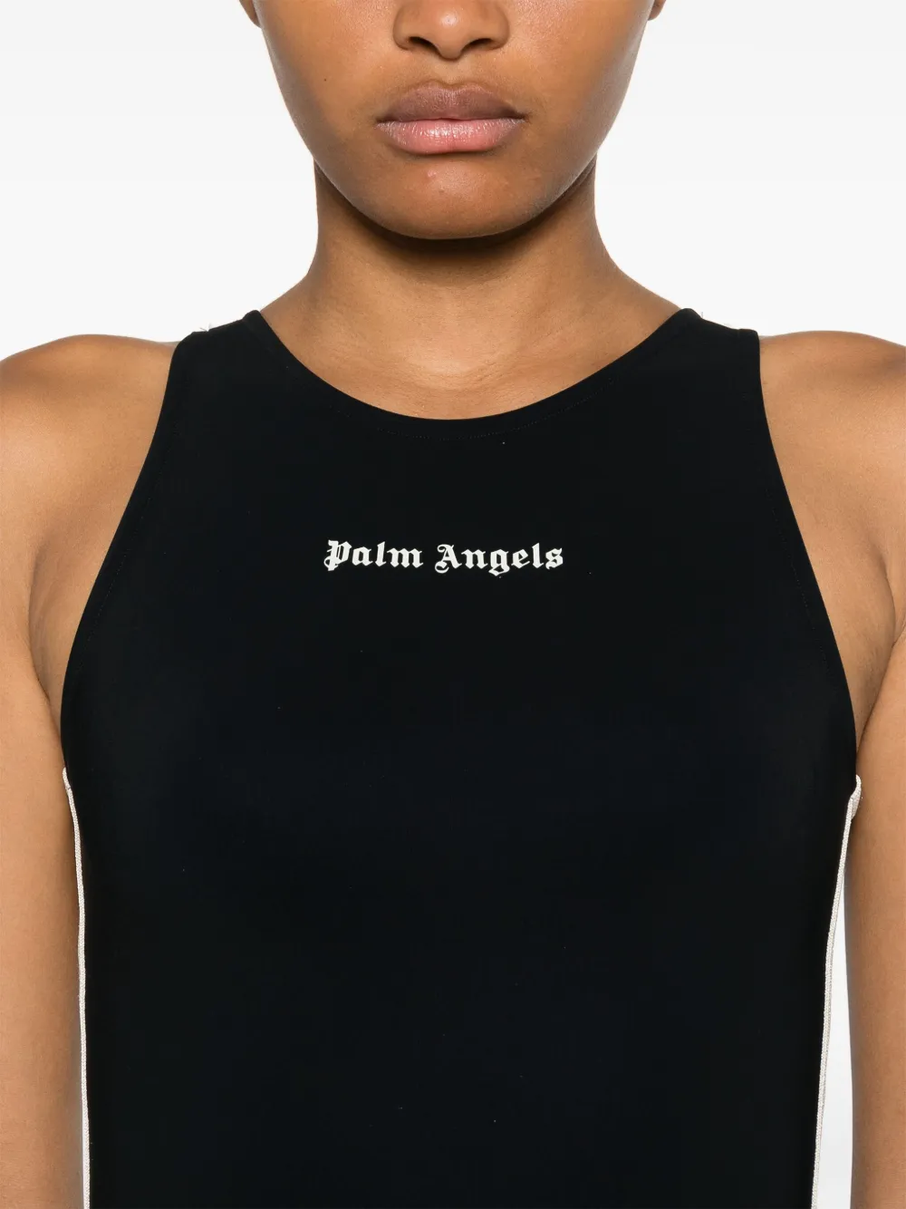 Palm Angels Tanktop met logoprint Zwart