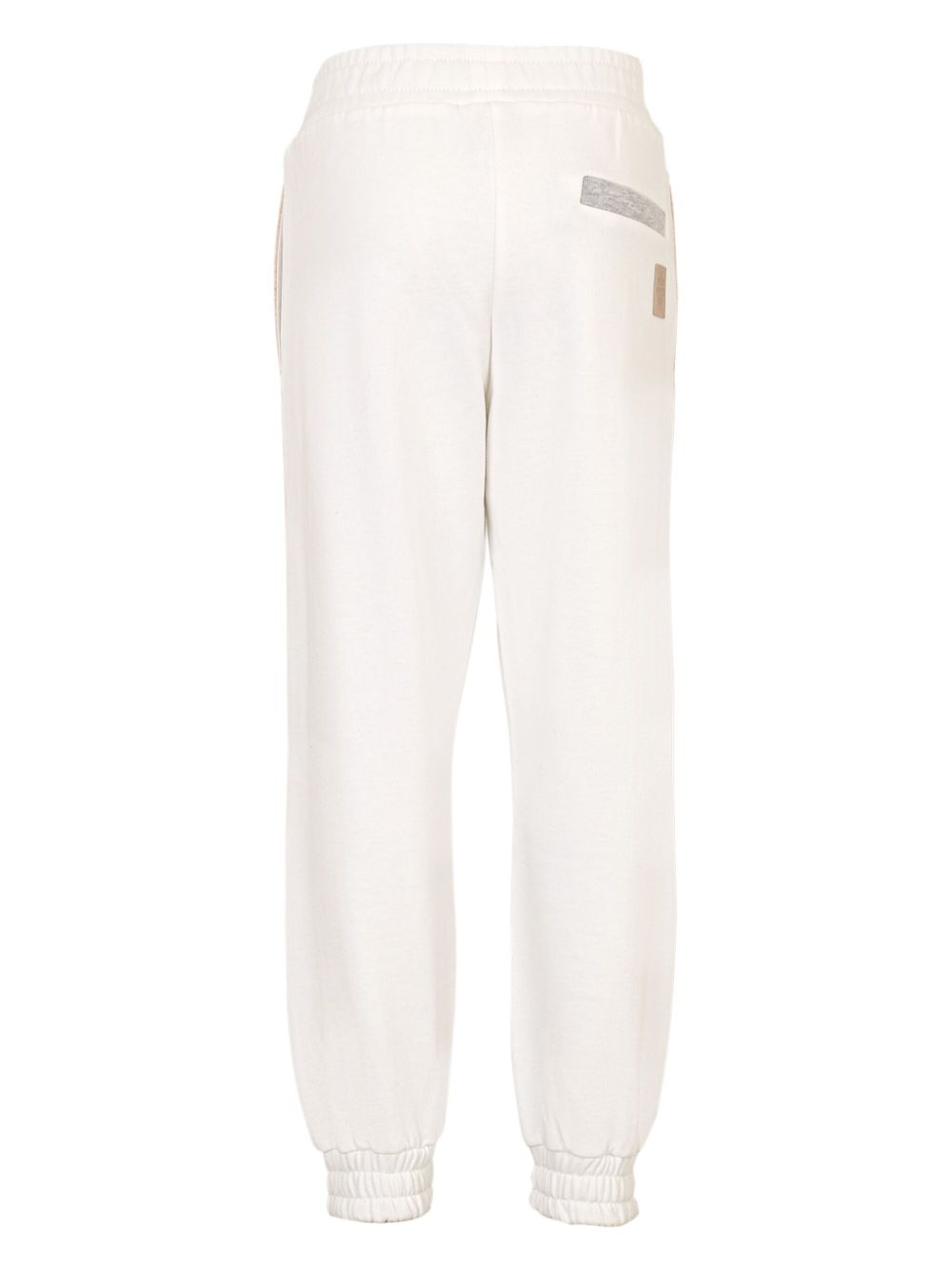 Eleventy Kids Katoenen joggingbroek - Beige