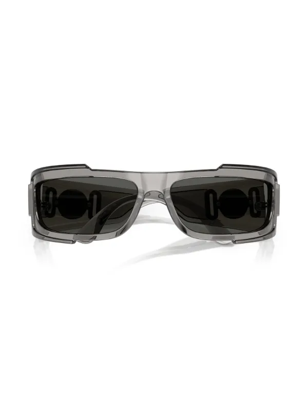 小物 VERSACE medusa square sunglasses silver Versace Eyewear Medusa square-frame Sunglasses | Grey | FARFETCH