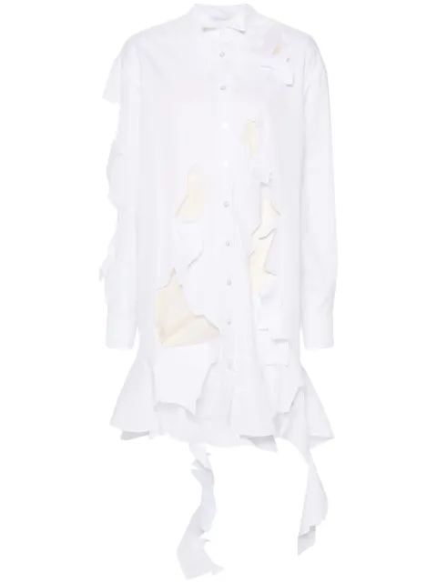 Viktor & Rolf cut out-detail shirt dress