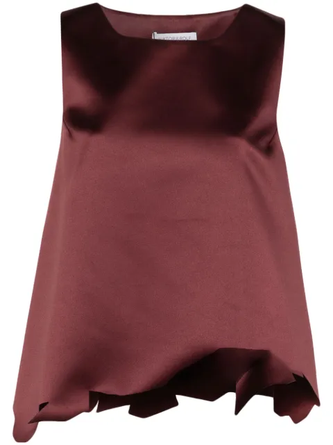 Viktor & Rolf raw-cut hem top