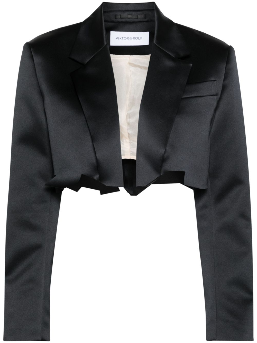 Viktor & Rolf Cropped blazer Zwart