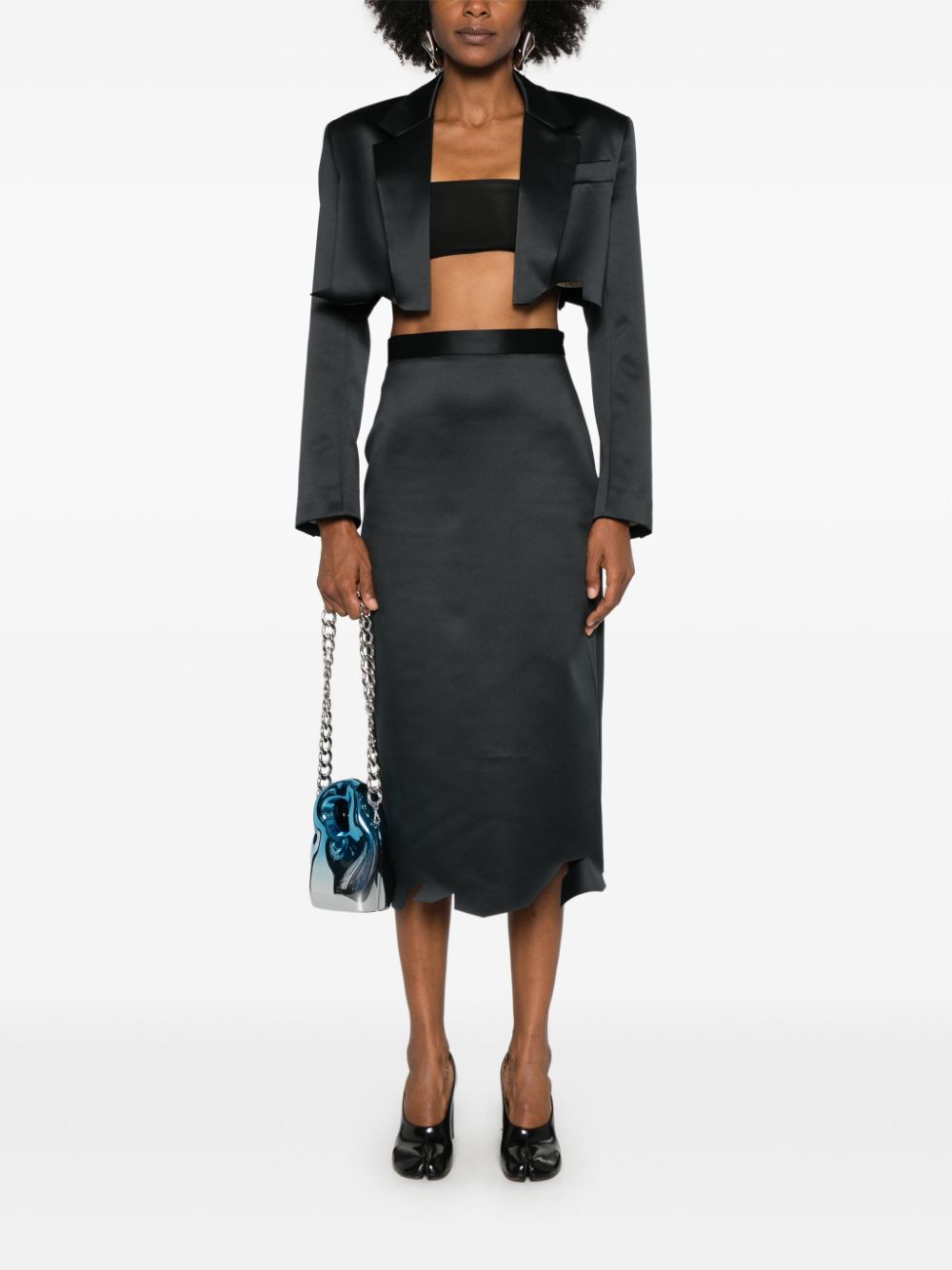 Viktor & Rolf Cropped blazer - Zwart