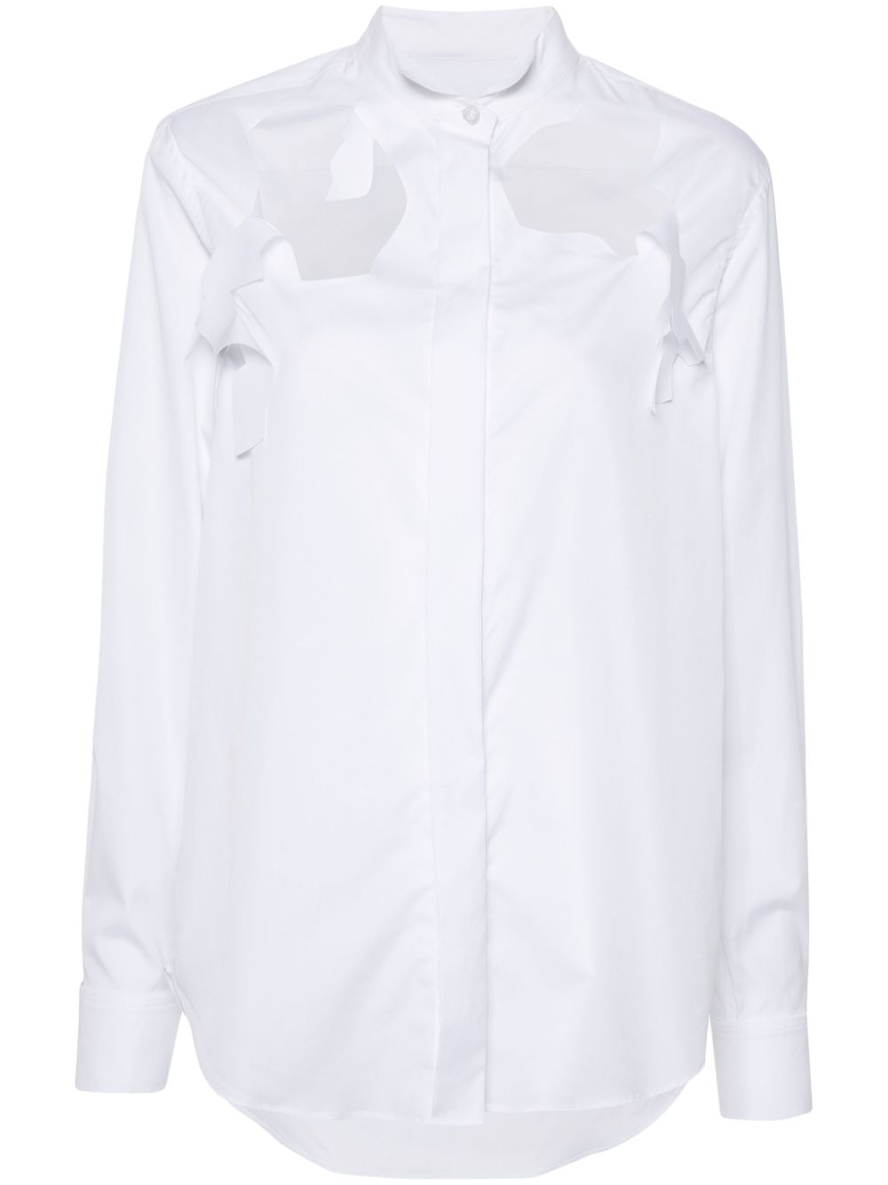 cut-out detailing shirt