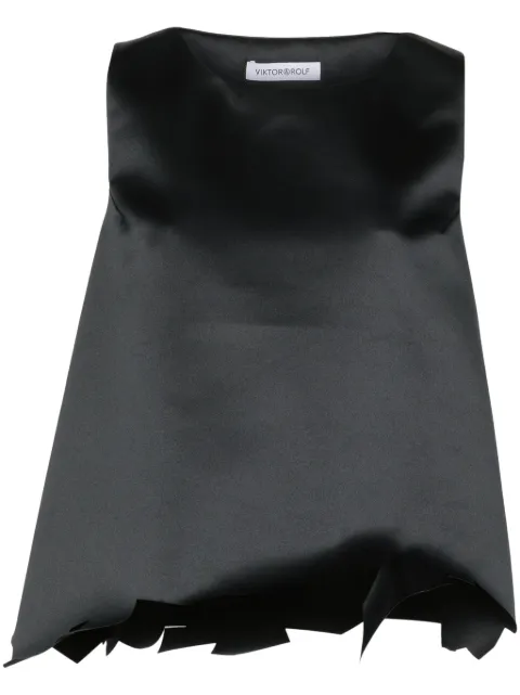 Viktor & Rolf raw-cut hem top