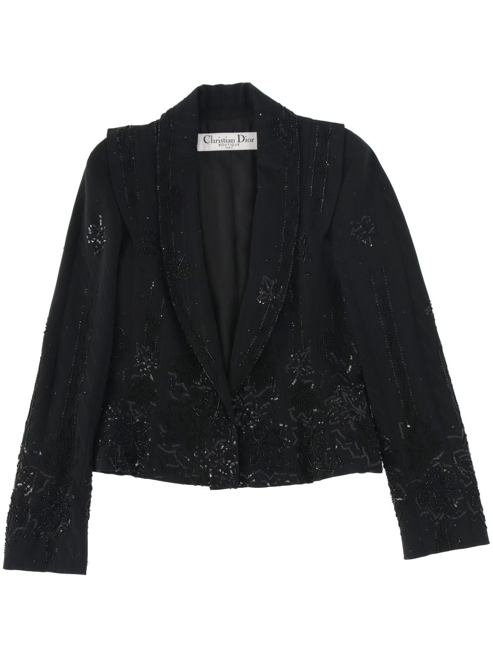 Christian Dior Pre-Owned 2000s beaded jacket – Black