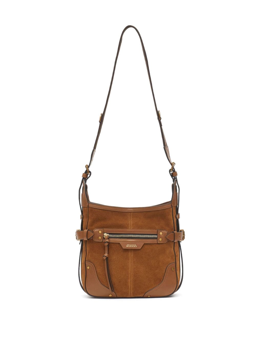 Shop Isabel Marant Sierra Hobo Shoulder Bag In Brown