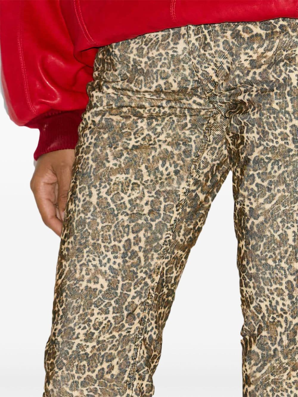 ISABEL MARANT Ferni straight broek Bruin