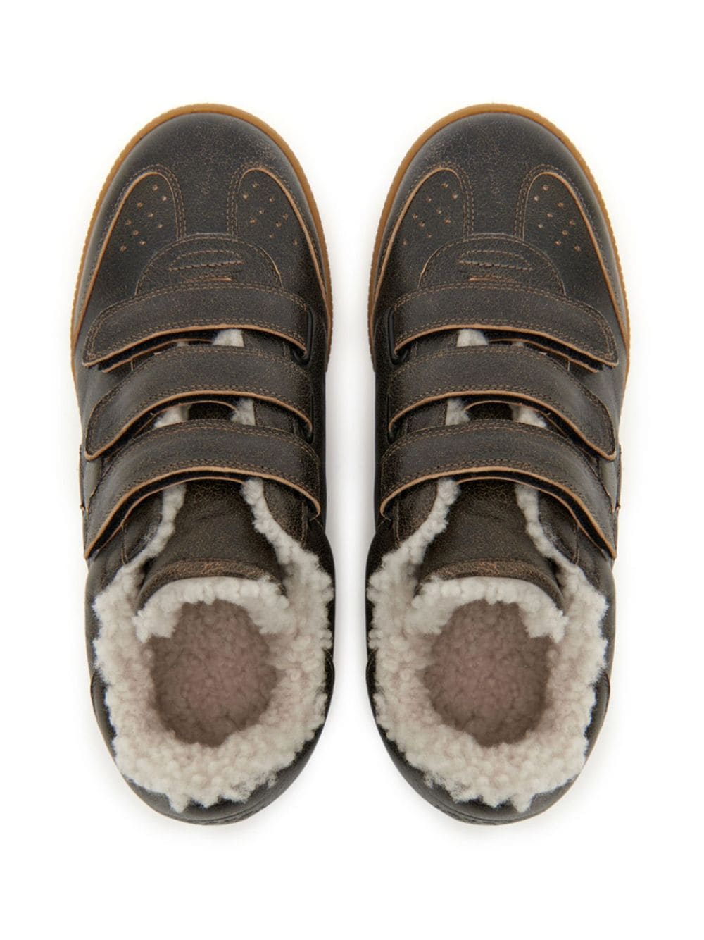 Shop Isabel Marant Beth Sneakers In Braun